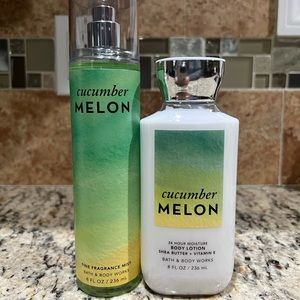 🎉HP🎉 Cucumber Melon Daily Nourishing Body Lotion & 
Fine Fragrance Mist Bundle